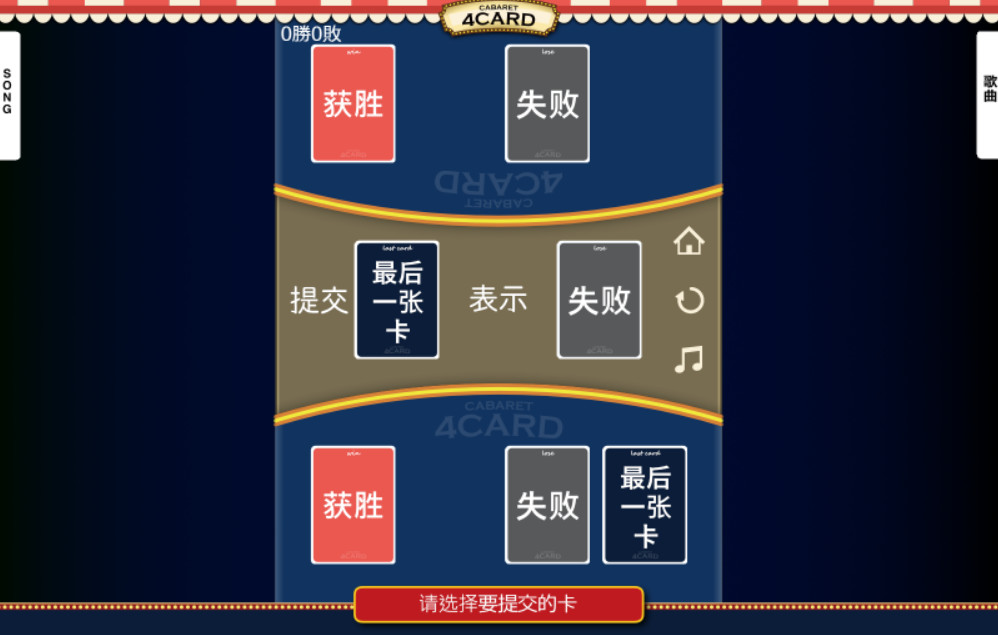 歌舞表演4卡-51游戏库-无忧游戏库